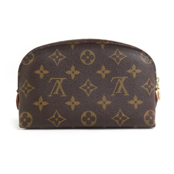 Auth LOUIS VUITTON Monogram Pochette Cosmetic Pouch Brown - Picture 2 of 10
